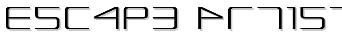 Escape Artist Extended font